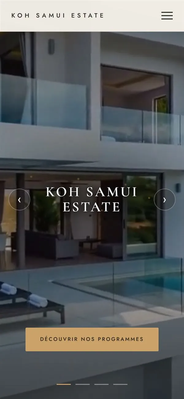 Koh Samui Estate sur mobile